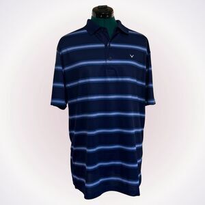 Callaway Opti-Dri Striped Golf Polo | Sz M